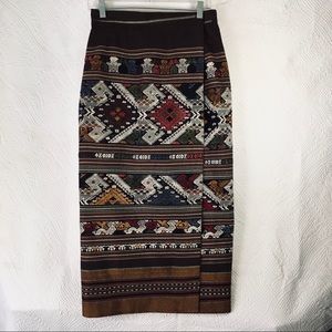 Woman’s Small unbranded Tapestry calf length skirt
